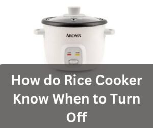 How Do Rice Cookers Know When To Turn Off